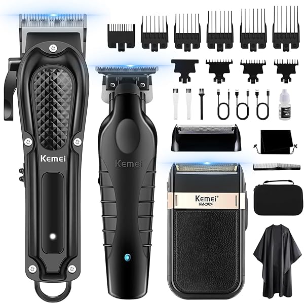 Amazon.com: KEMEI Professional Hair Clipper, Hair/Beard Trimmer